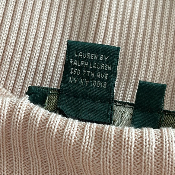 Lauren Ralph Lauren pink silk long cardigan - Picture 5 of 13